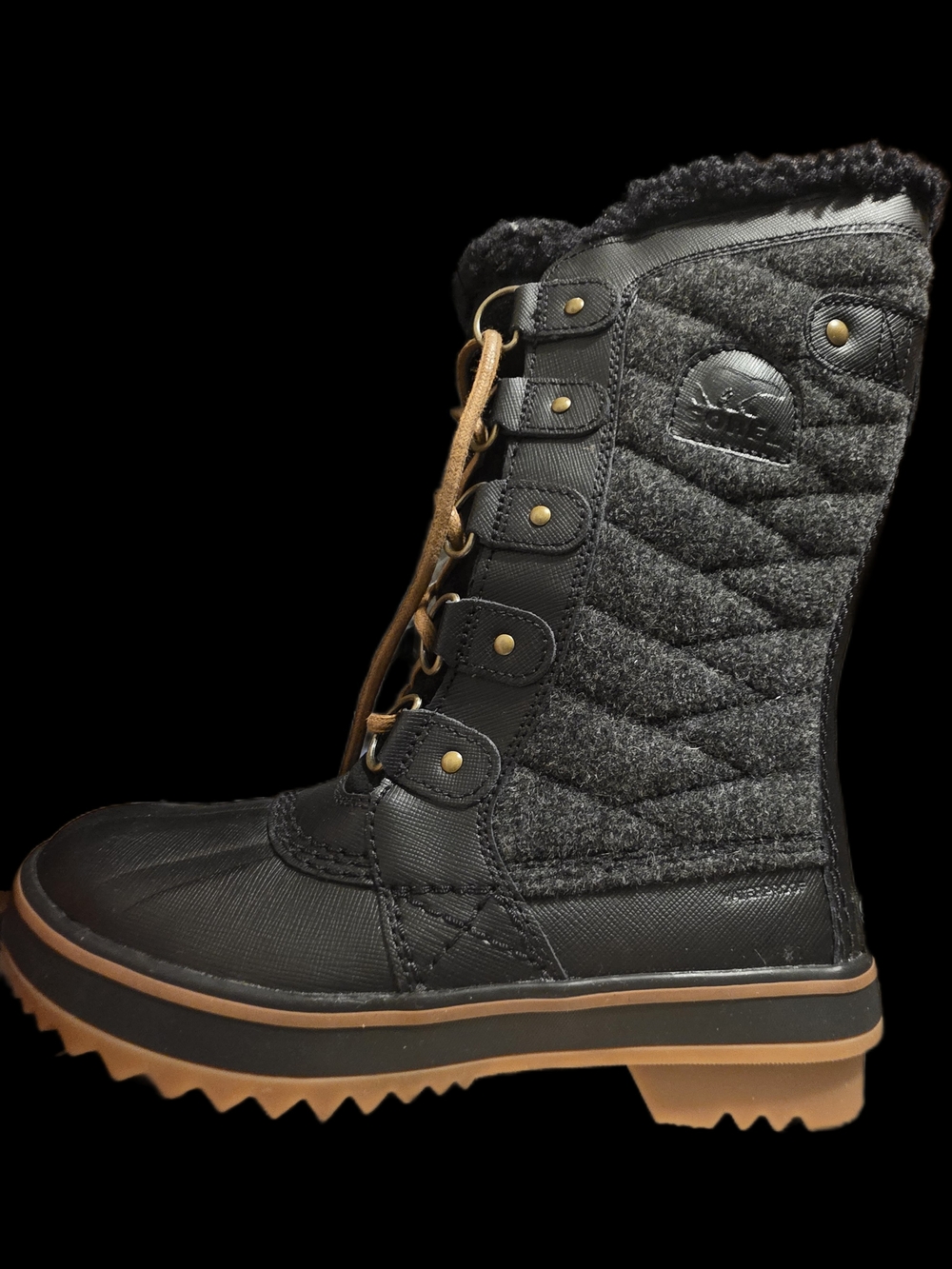 NWT Sorel Women's Tofinos 2 Waterproof Winter Lace-Up Boot with Brown Trim